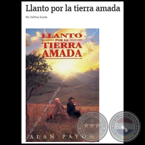 LLANTO POR LA TIERRA AMADA - Por DELFINA ACOSTA - Domingo, 11 de Julio de 2018
